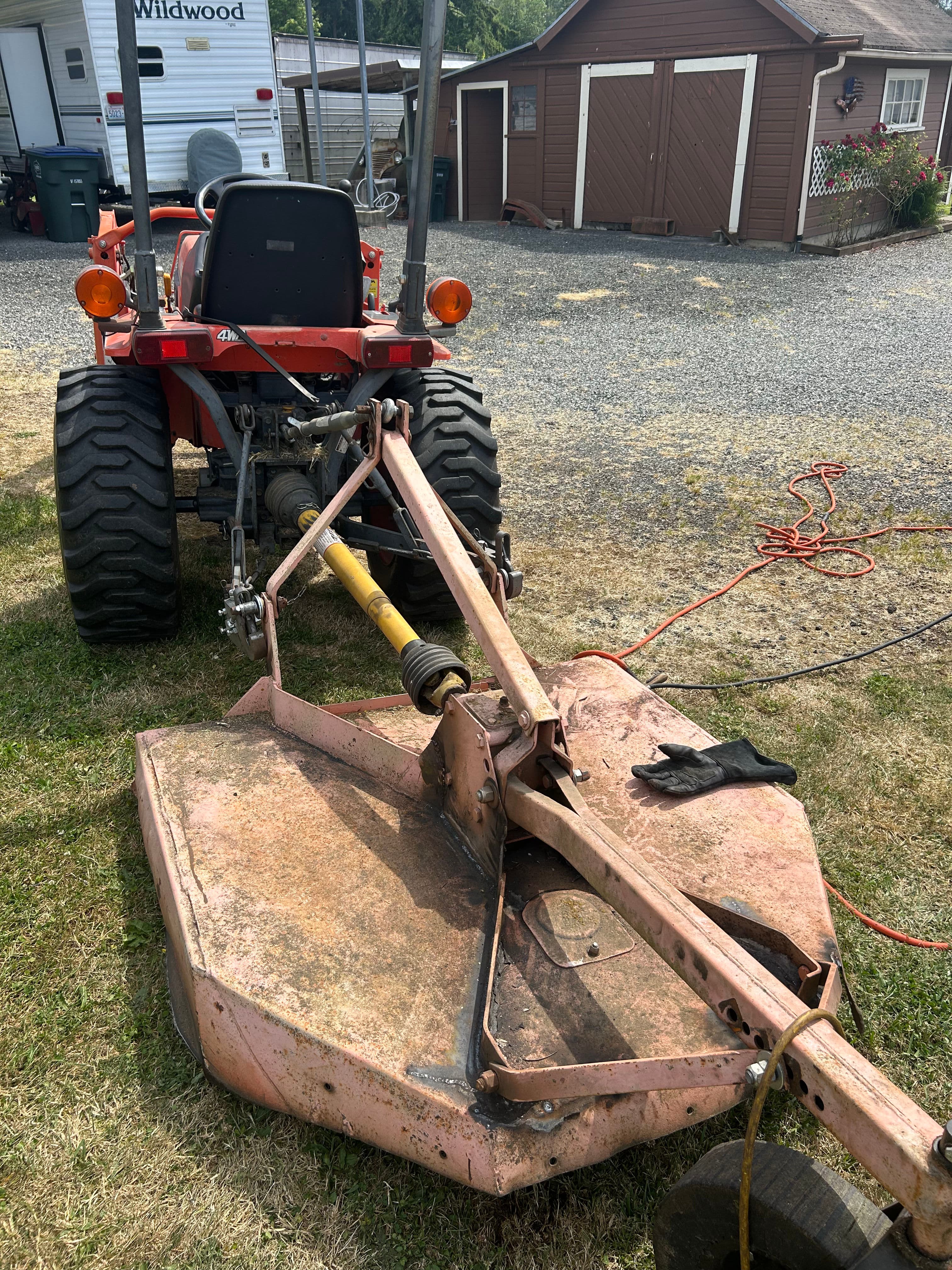 Project Mobile Welding Repair on a Cracked Brush Hog image