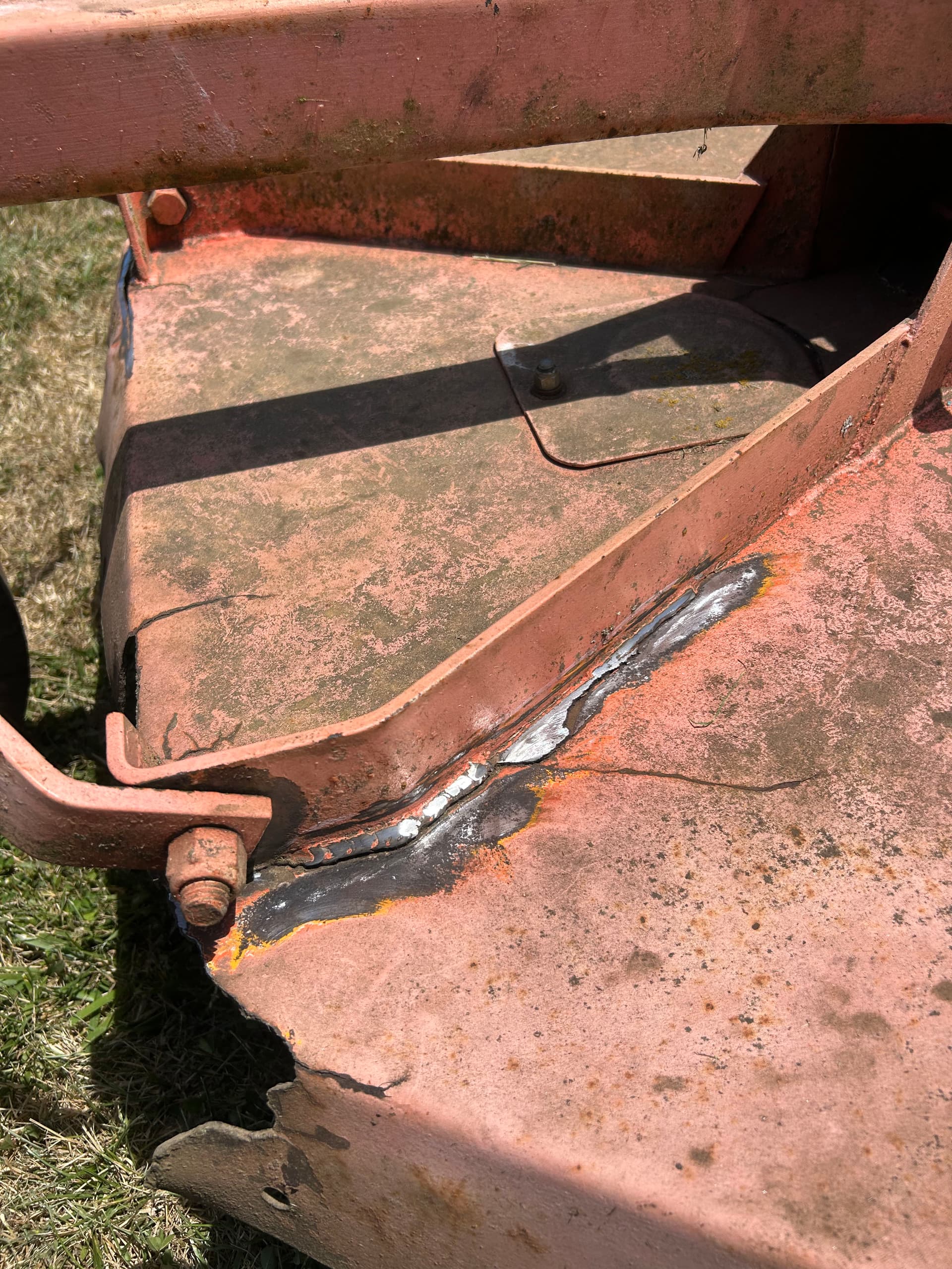 Gallery photos for Mobile Welding Repair on a Cracked Brush Hog: Image #3