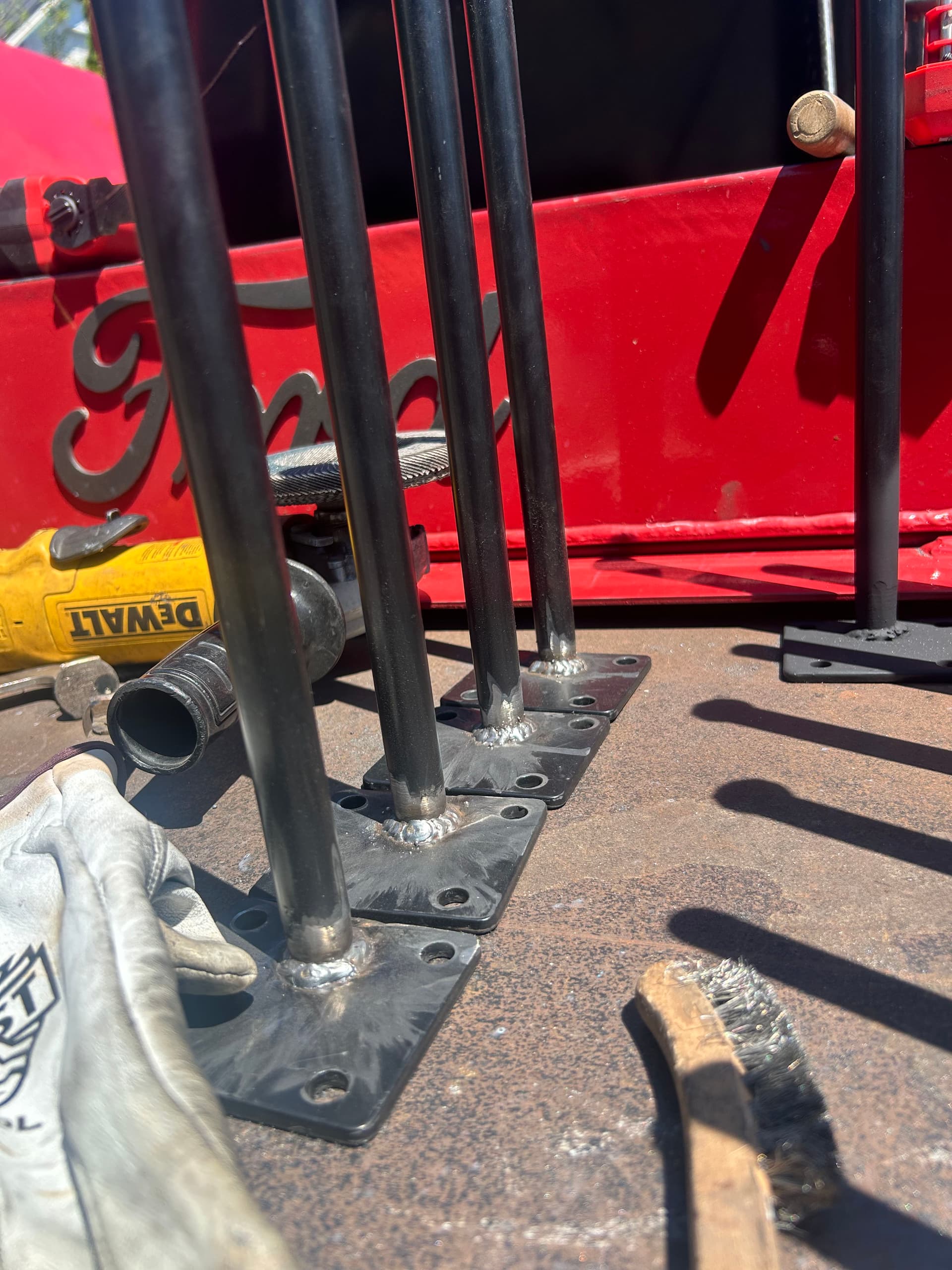 Welded New Legs onto a Set of Family Heirloom Chairs