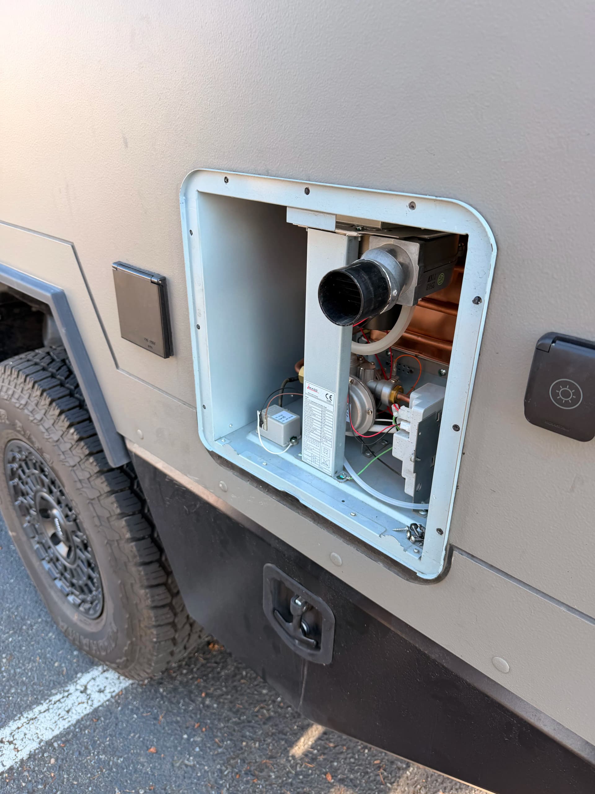 Custom Electrical Box Door Fabricated for a Camper Same Day