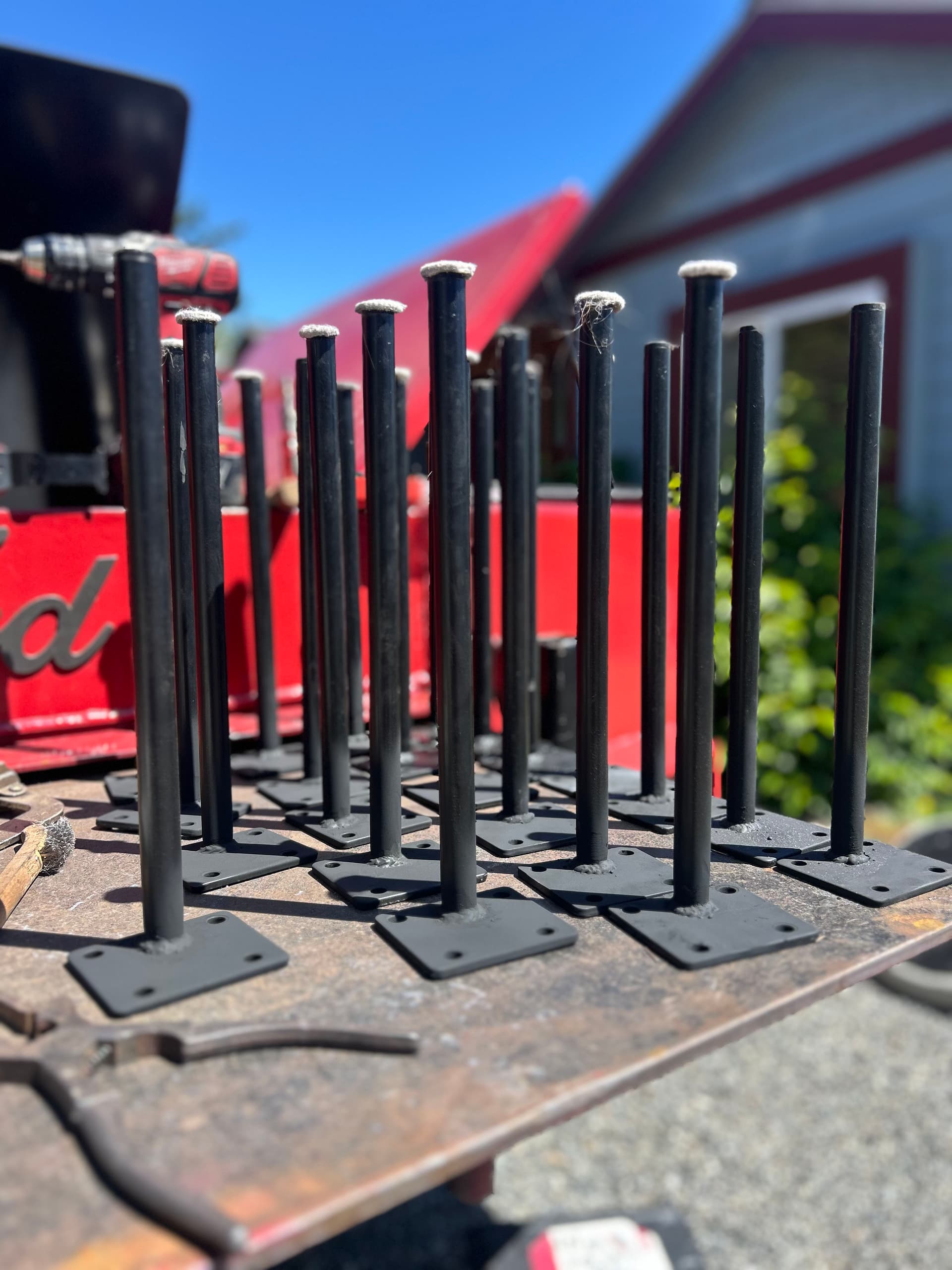 Welded New Legs onto a Set of Family Heirloom Chairs