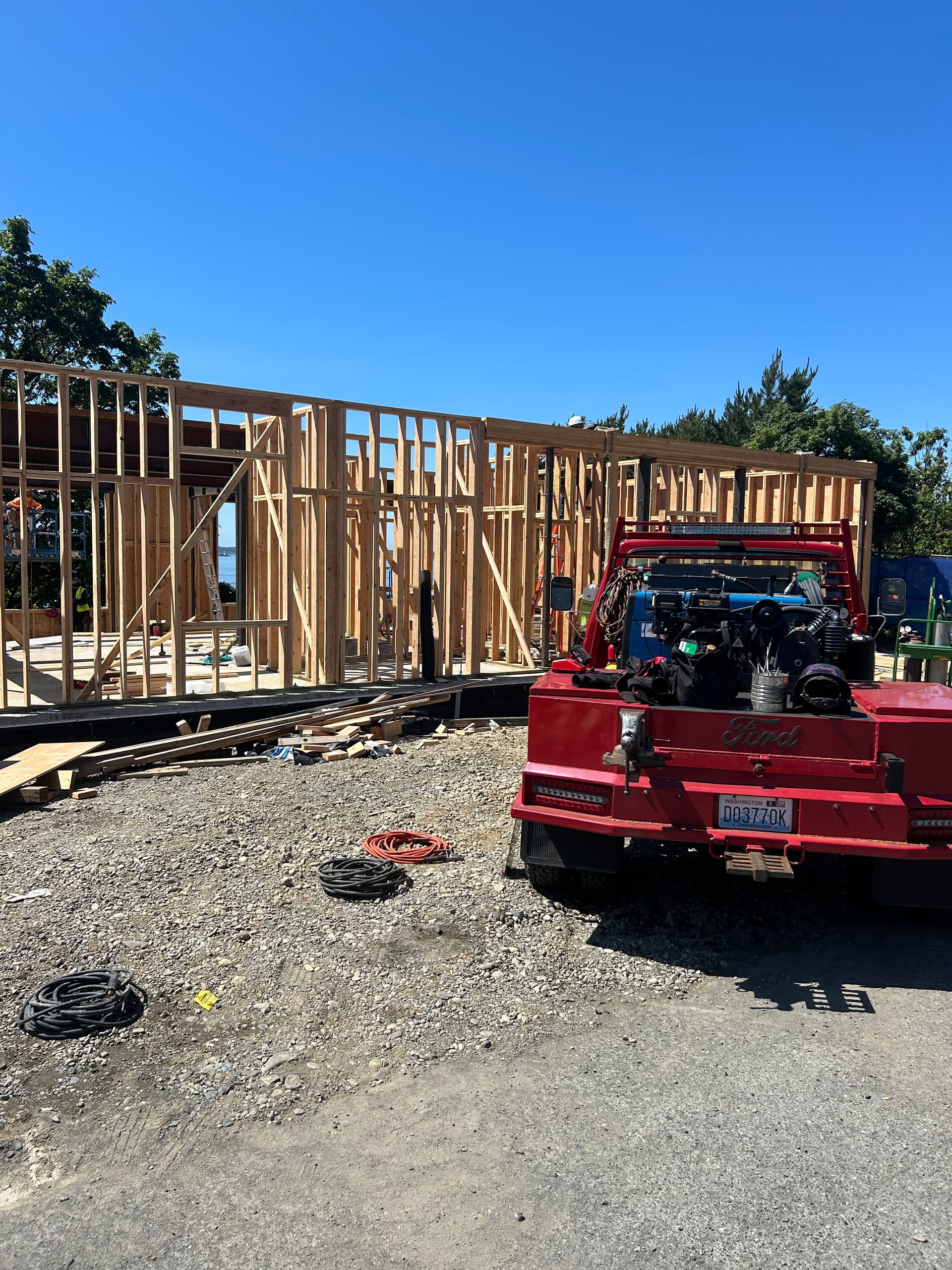 Structural Support Bolt Installation for a New Build in Fairhaven image