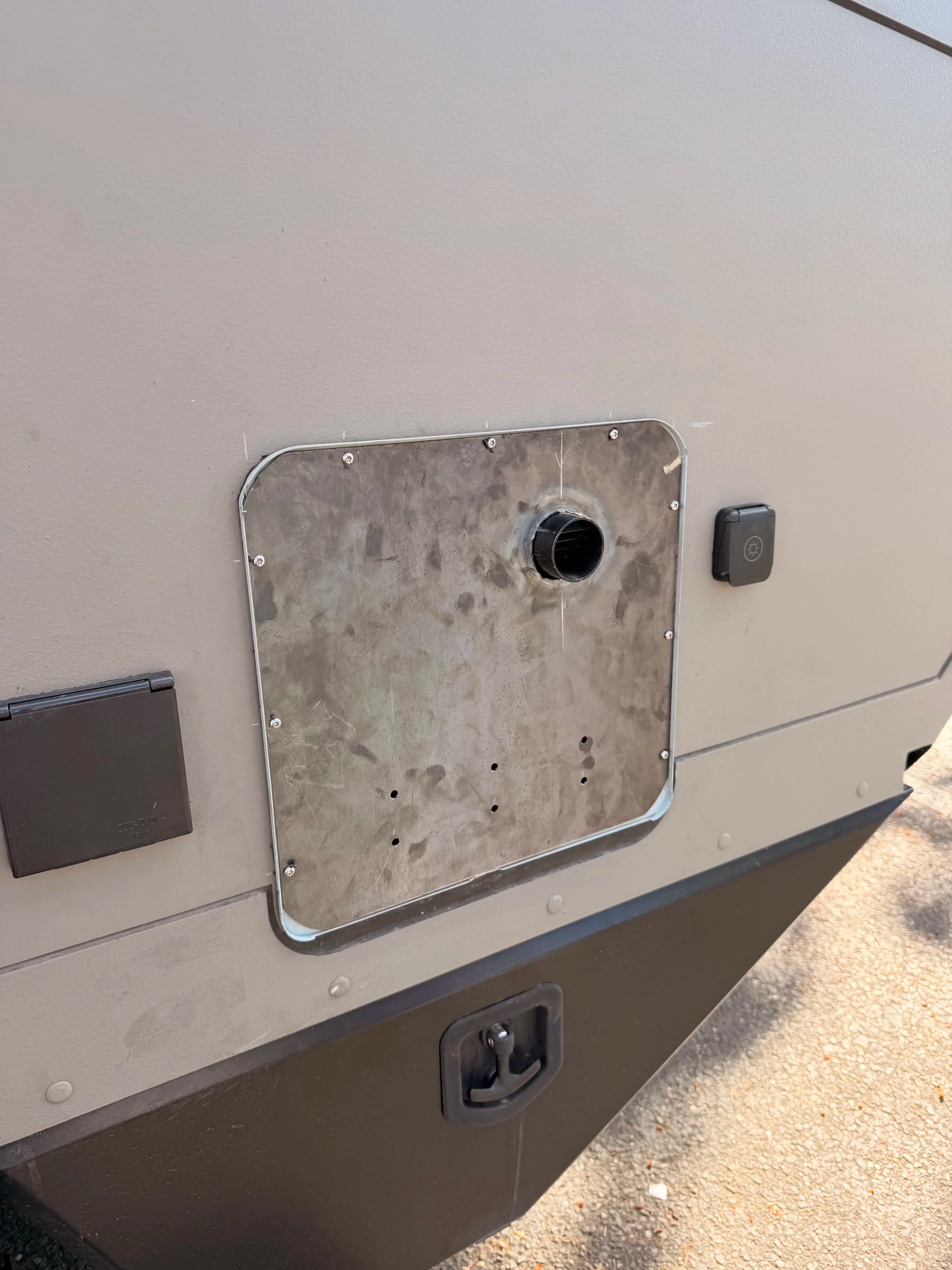 Project Custom Electrical Box Door Fabricated for a Camper Same Day image