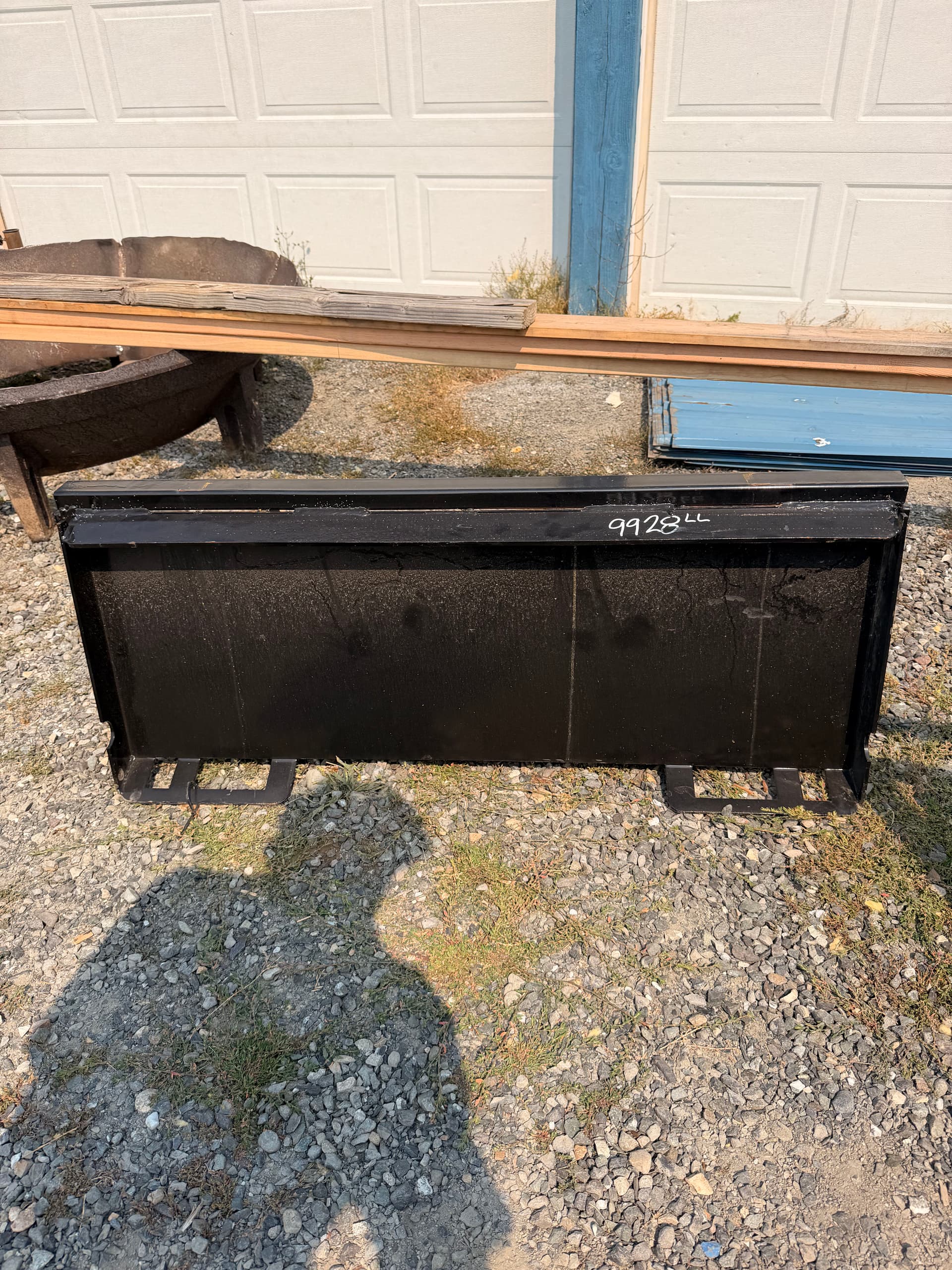 Gallery photos for Skid Steer Bucket Attachment Fabricated for Local Landscaping Crew: Image #1