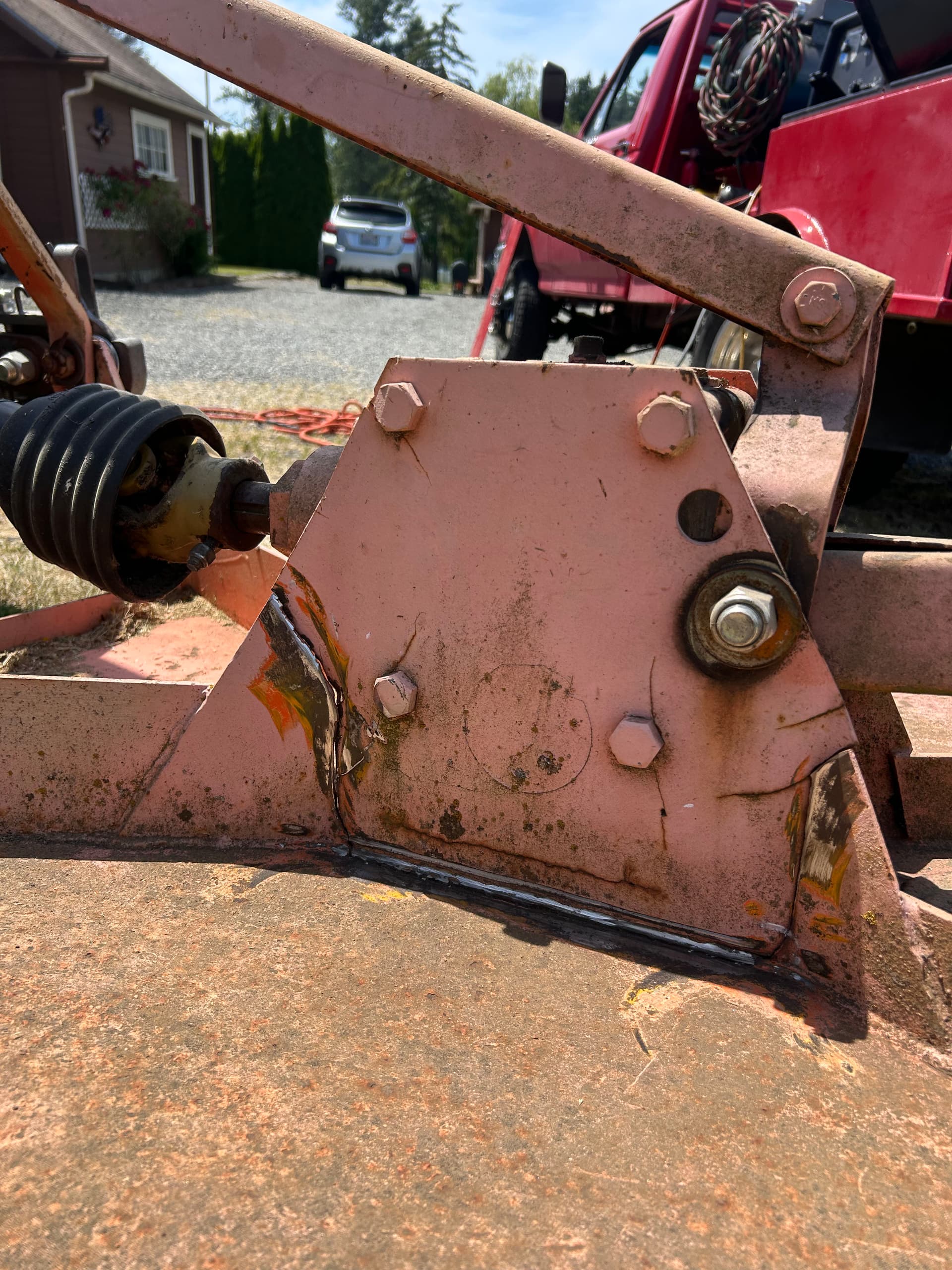 Gallery photos for Mobile Welding Repair on a Cracked Brush Hog: Image #2