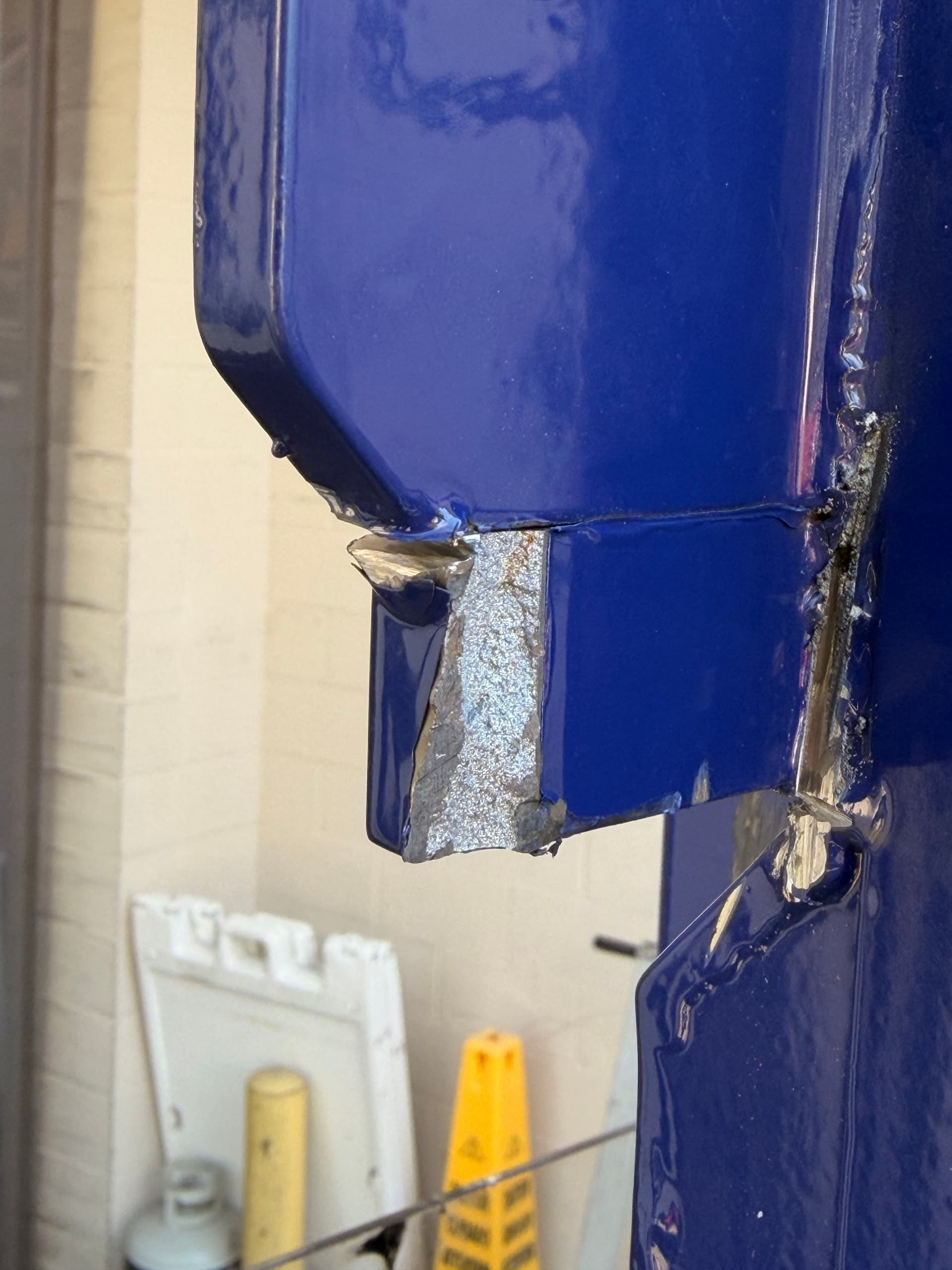 Gallery photos for Same-Day Welding Repair on a Lift Safety Door Bracket: Image #2