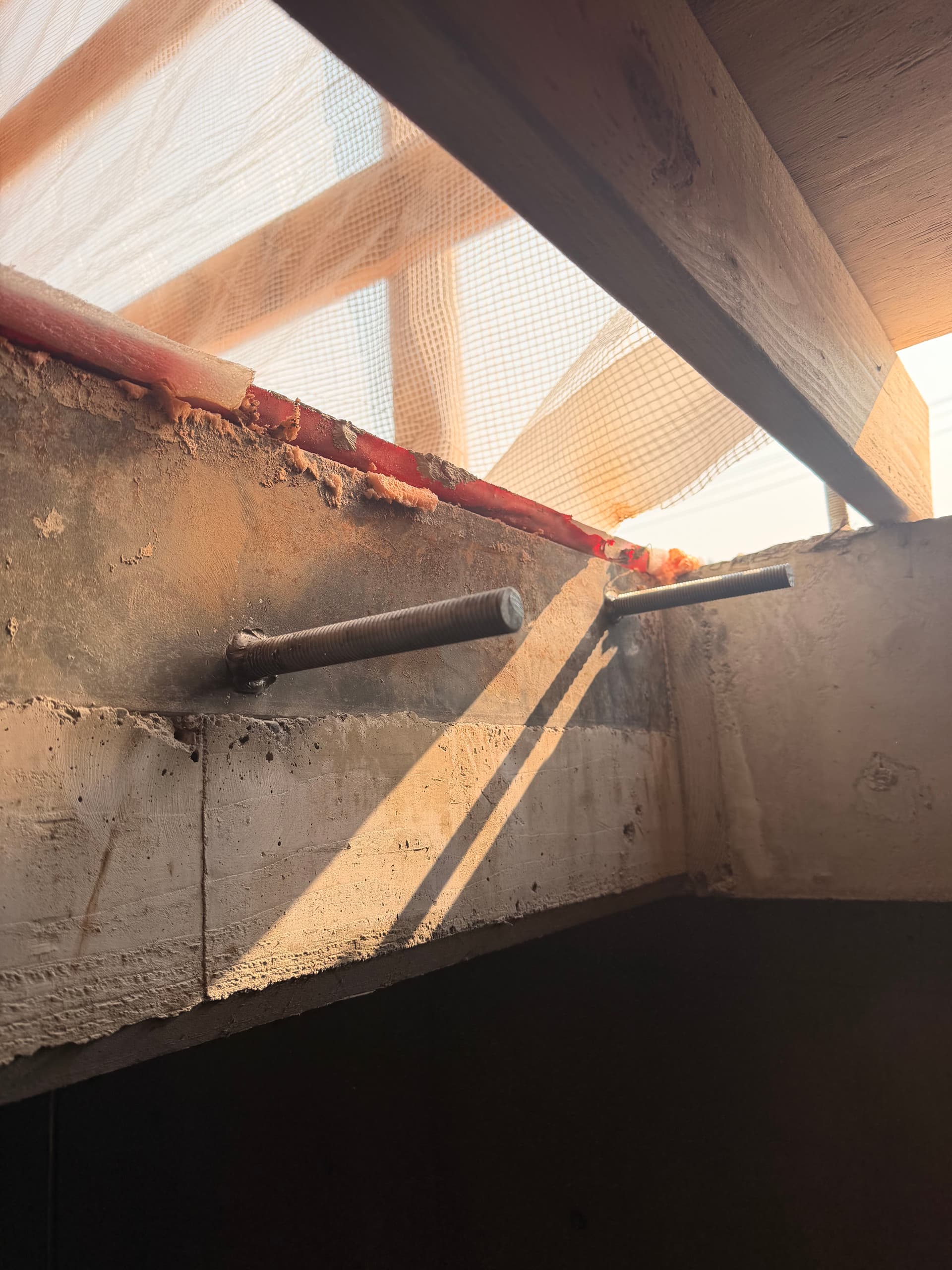 Gallery photos for Support Bolt Installation for a Parking Garage Staircase: Image #1