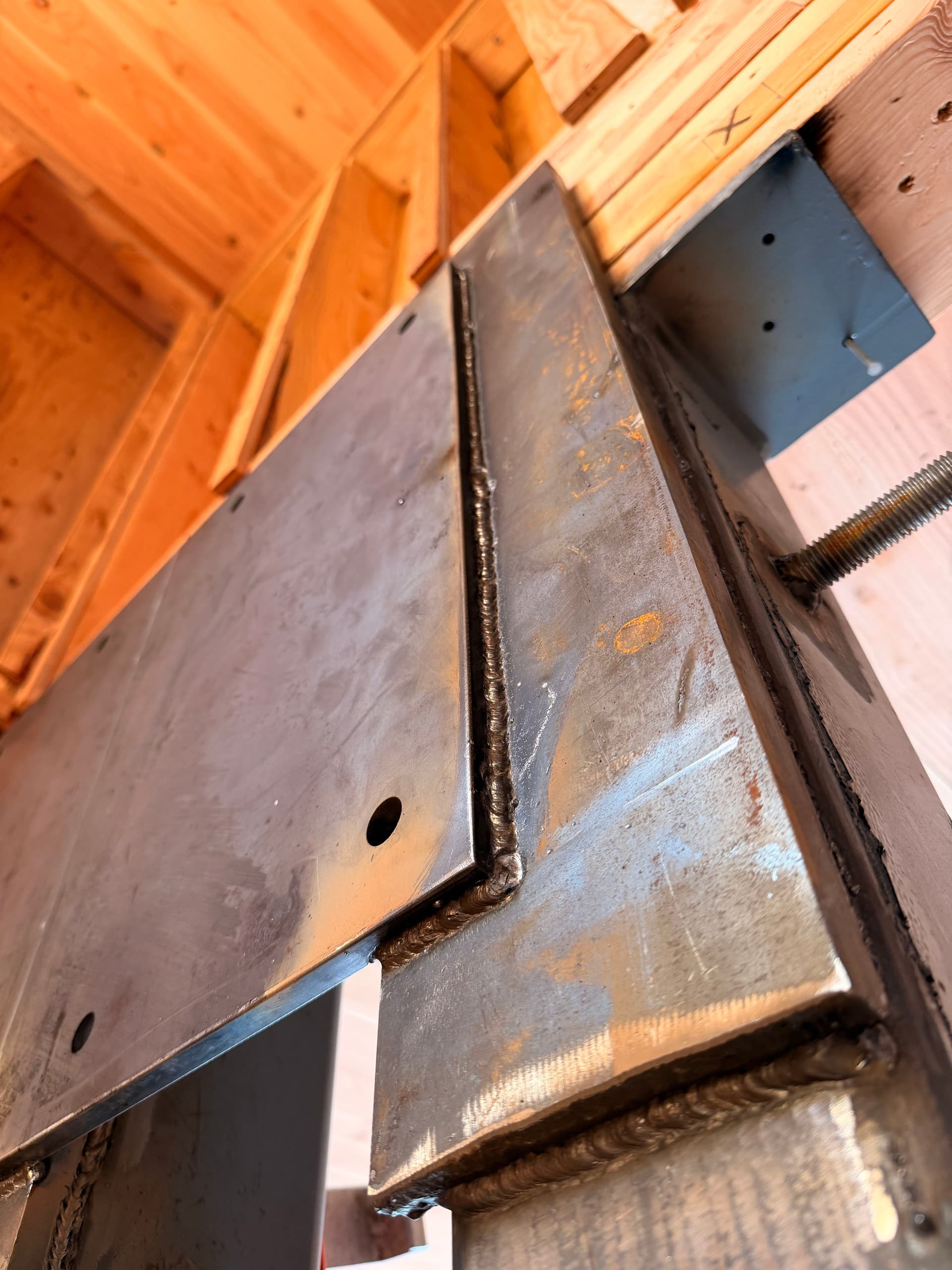 Elevator Shaft Support Plate Installation in Fairhaven image