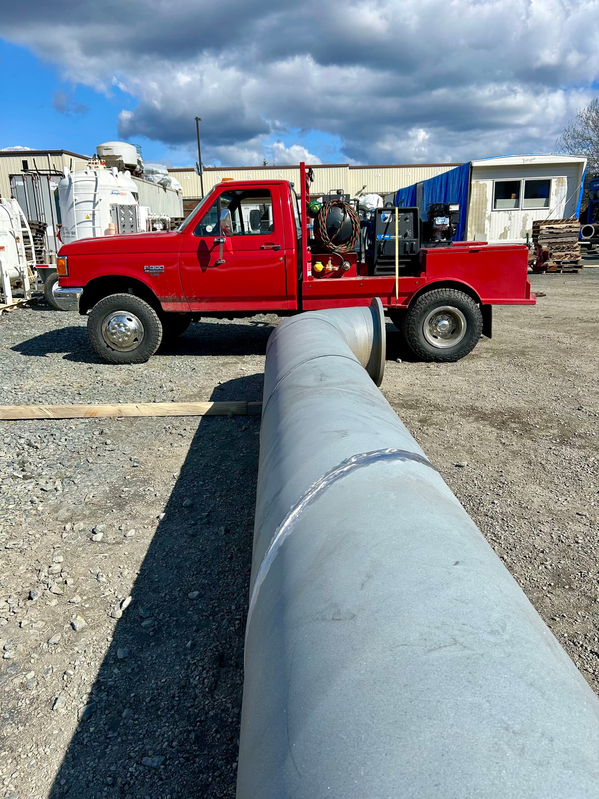 Gallery photos for Mobile Weld Repair on a Large Spiral Pipe With Same-Day Shipping: Image #3